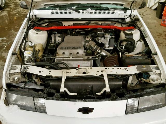 1G1JF11T0P7312931 - 1993 CHEVROLET CAVALIER Z WHITE photo 7