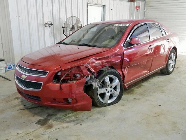 1G1ZC5E07CF274391 - 2012 CHEVROLET MALIBU 1LT წითელი ფოტო 2