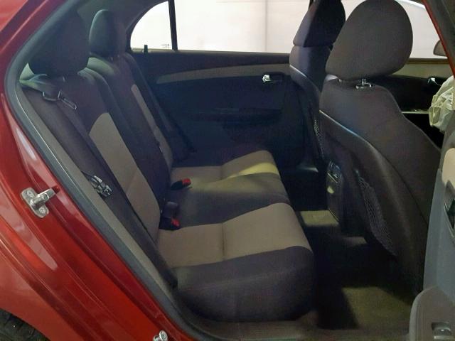 1G1ZC5E07CF274391 - 2012 CHEVROLET MALIBU 1LT წითელი ფოტო 6