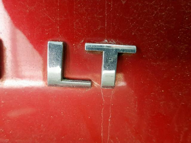 1G1ZC5E07CF274391 - 2012 CHEVROLET MALIBU 1LT წითელი ფოტო 9