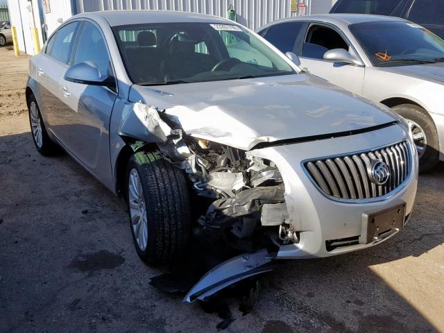 2G4GR5EK3C9150251 - 2012 BUICK REGAL SILVER photo 1