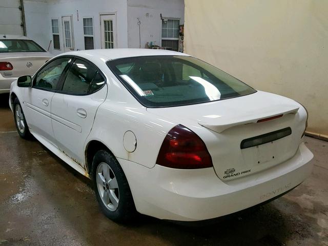2G2WP552161195380 - 2006 PONTIAC GRAND PRIX თეთრი ფოტო 3