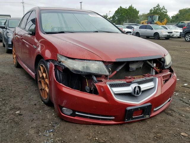 19UUA76577A039197 - 2007 ACURA TL TYPE S RED photo 1