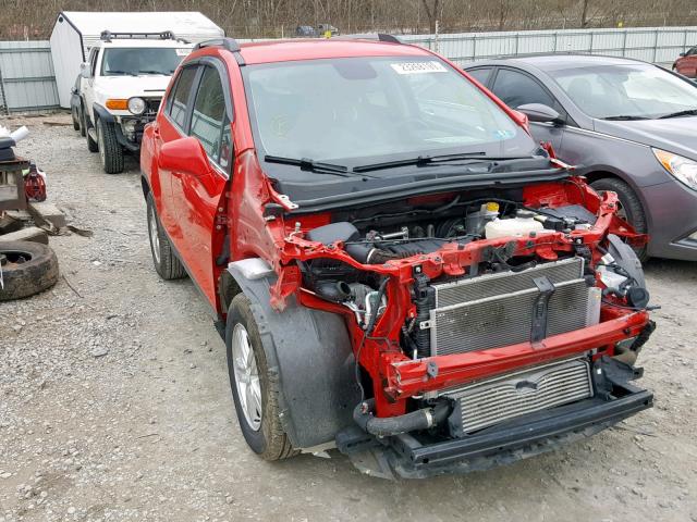 3GNCJLSB3HL149499 - 2017 CHEVROLET TRAX 1LT RED photo 1