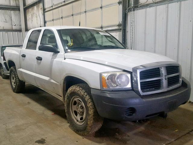 1D7HW28K07S271602 - 2007 DODGE DAKOTA QUA WHITE photo 1