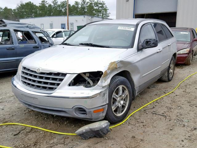 2A8GM68XX7R282387 - 2007 CHRYSLER PACIFICA T SILVER photo 2