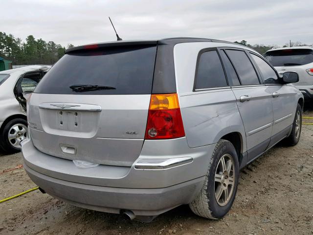 2A8GM68XX7R282387 - 2007 CHRYSLER PACIFICA T SILVER photo 4