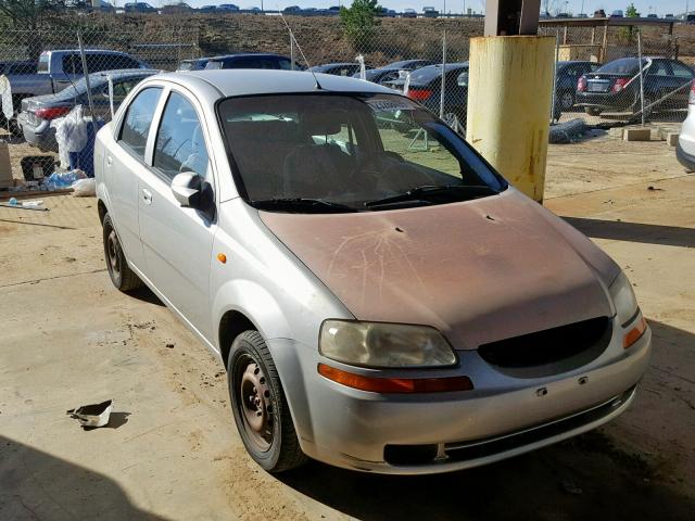 KL1TJ52684B255103 - 2004 CHEVROLET AVEO LS SILVER photo 1