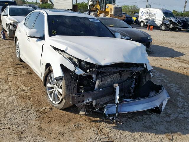 JN1BV7AR2FM399997 - 2015 INFINITI Q50 BASE WHITE photo 1