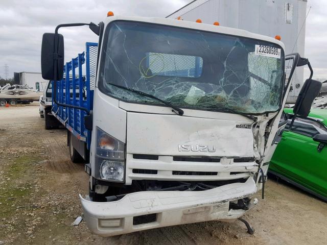 54DC4W1B6DS801395 - 2013 ISUZU NPR HD WHITE photo 1