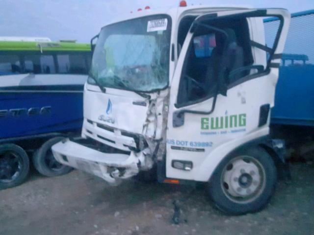 54DC4W1B6DS801395 - 2013 ISUZU NPR HD WHITE photo 9