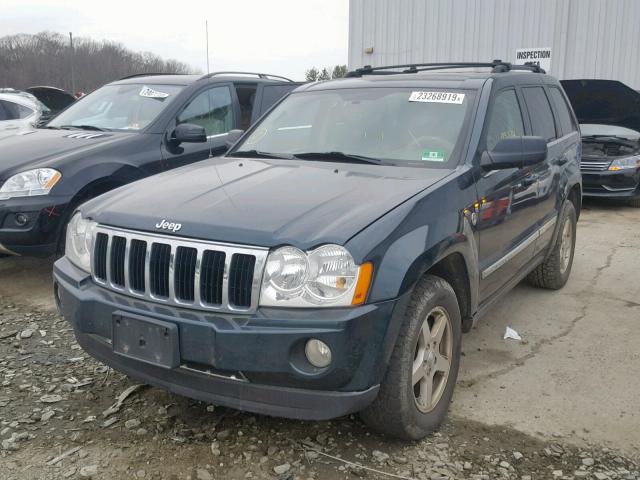 1J4HR58265C654206 - 2005 JEEP GRAND CHER GREEN photo 2