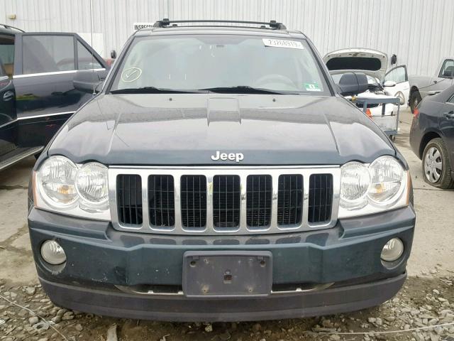 1J4HR58265C654206 - 2005 JEEP GRAND CHER GREEN photo 9