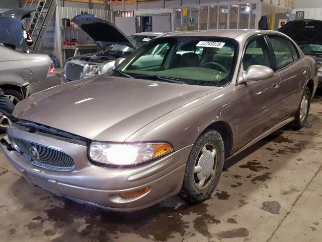 1G4HP54K2YU275019 - 2000 BUICK LESABRE CU TAN photo 2