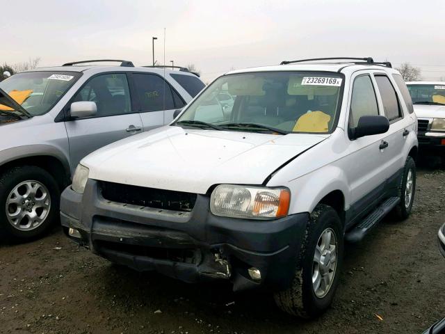 1FMYU93183KD49511 - 2003 FORD ESCAPE XLT WHITE photo 2