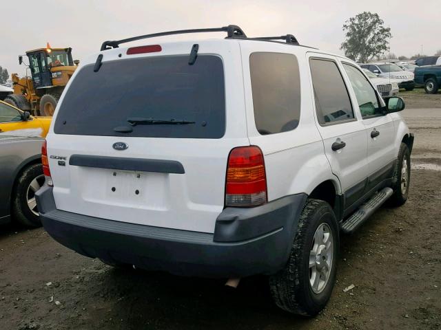 1FMYU93183KD49511 - 2003 FORD ESCAPE XLT WHITE photo 4