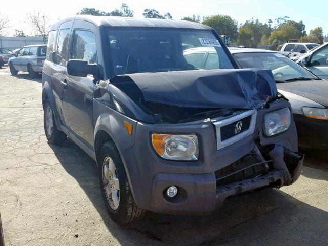 5J6YH28544L030995 - 2004 HONDA ELEMENT EX BLACK photo 1