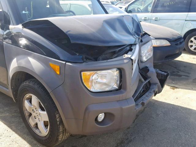 5J6YH28544L030995 - 2004 HONDA ELEMENT EX BLACK photo 10