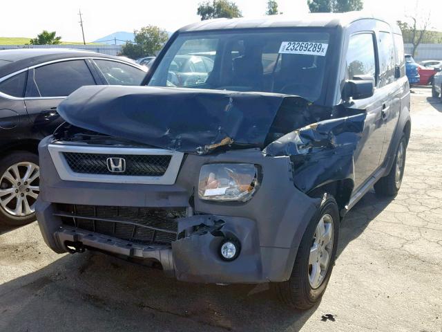 5J6YH28544L030995 - 2004 HONDA ELEMENT EX BLACK photo 2