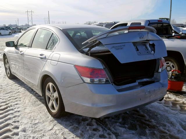 JHMCP26758C015661 - 2008 HONDA ACCORD EX SILVER photo 3