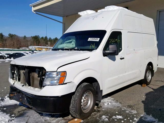 1N6BF0LX8EN105229 - 2014 NISSAN NV 2500 WHITE photo 2