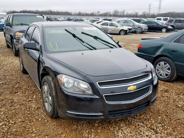 1G1ZC5EB4AF244571 - 2010 CHEVROLET MALIBU 1LT BLACK photo 1