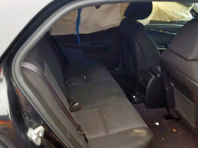 1G1ZC5EB4AF244571 - 2010 CHEVROLET MALIBU 1LT BLACK photo 6