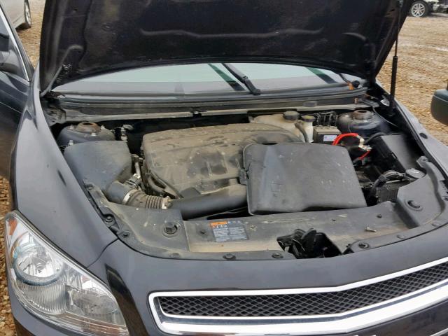 1G1ZC5EB4AF244571 - 2010 CHEVROLET MALIBU 1LT BLACK photo 7