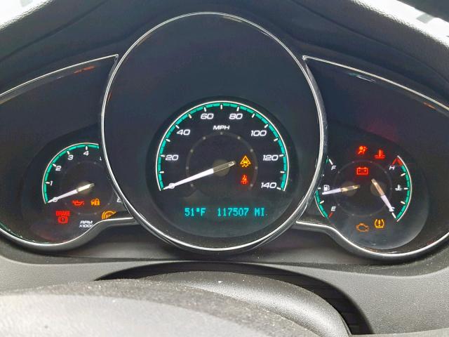 1G1ZC5EB4AF244571 - 2010 CHEVROLET MALIBU 1LT BLACK photo 8