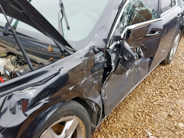 1G1ZC5EB4AF244571 - 2010 CHEVROLET MALIBU 1LT BLACK photo 9