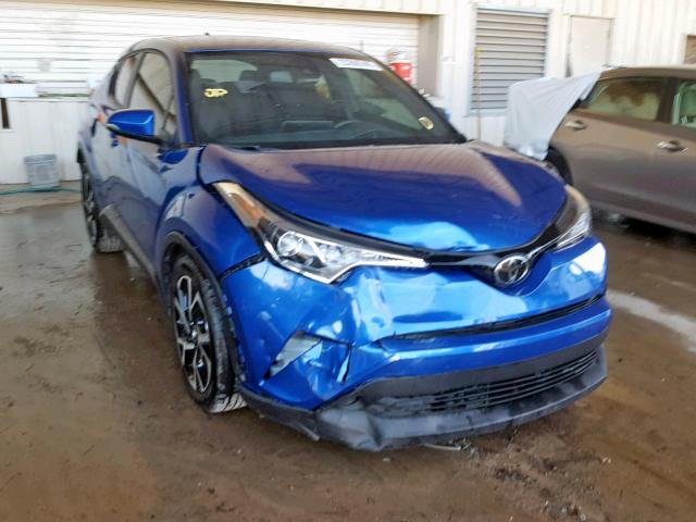 JTNKHMBX9J1005529 - 2018 TOYOTA C-HR XLE BLUE photo 1