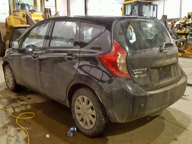 3N1CE2CP4FL356310 - 2015 NISSAN VERSA NOTE BLACK photo 3