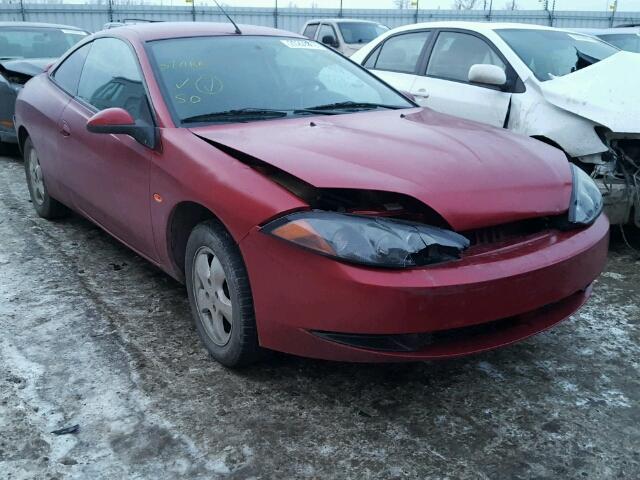 1ZWFT61L8Y5643085 - 2000 MERCURY COUGAR V6 RED photo 1