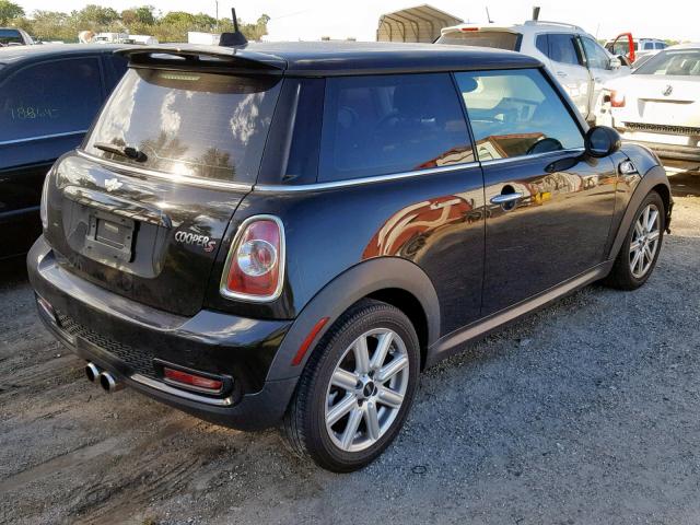 WMWSV3C55CTY28662 - 2012 MINI COOPER S BLACK photo 4