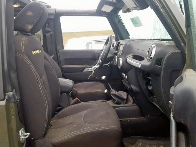 1C4AJWBG3GL100309 - 2016 JEEP WRANGLER S 绿色 照片 5