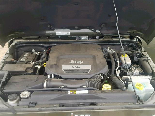 1C4AJWBG3GL100309 - 2016 JEEP WRANGLER S 绿色 照片 7