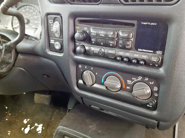 1GNDT13W2X2162331 - 1999 CHEVROLET BLAZER RED photo 9