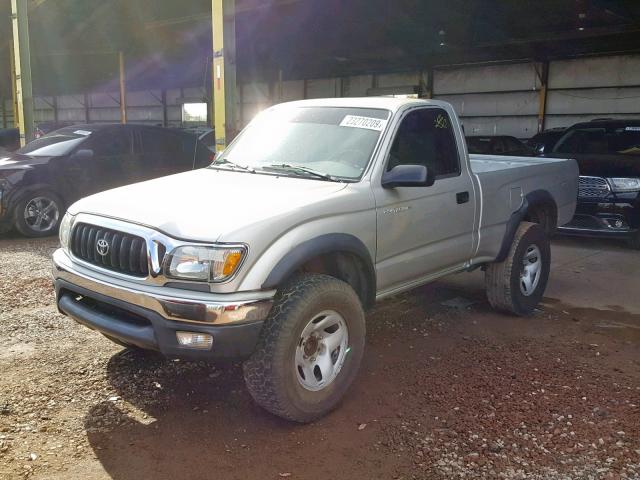 5TENM92NX2Z899914 - 2002 TOYOTA TACOMA PRE SILVER photo 2