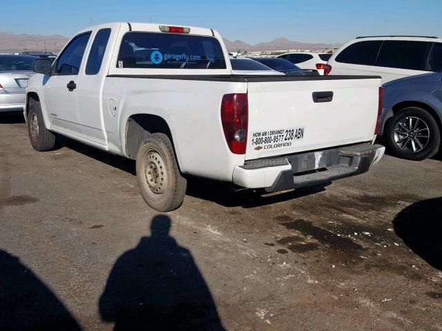 1GCCS198758261172 - 2005 CHEVROLET COLORADO WHITE photo 3