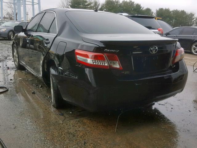 4T4BF3EK2BR149980 - 2011 TOYOTA CAMRY BASE BLACK photo 3