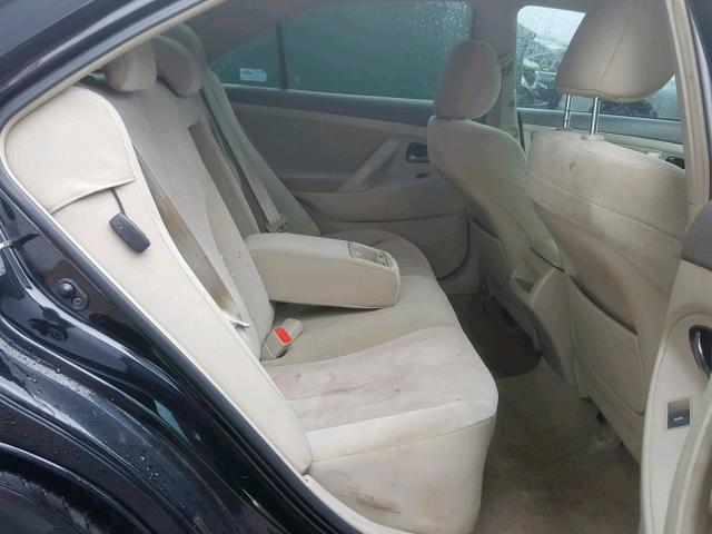 4T4BF3EK2BR149980 - 2011 TOYOTA CAMRY BASE BLACK photo 6