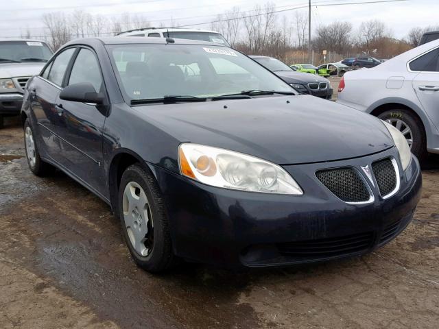 1G2ZF57B384289118 - 2008 PONTIAC G6 VALUE L BLACK photo 1