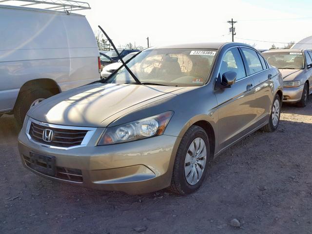 1HGCP26359A194412 - 2009 HONDA ACCORD LX TAN photo 2