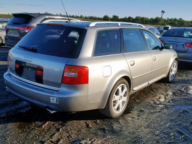 WAUXU64B82N054974 - 2002 AUDI S6 AVANT Q SILVER photo 4