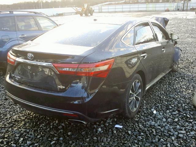 4T1BK1EB0GU238724 - 2016 TOYOTA AVALON XLE BLACK photo 4