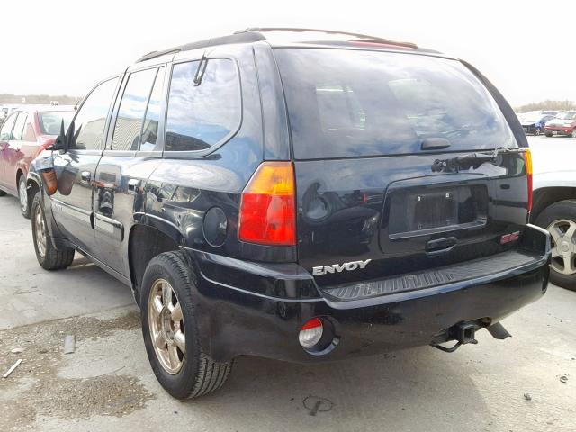 1GKDS13S322275873 - 2002 GMC ENVOY BLACK photo 3