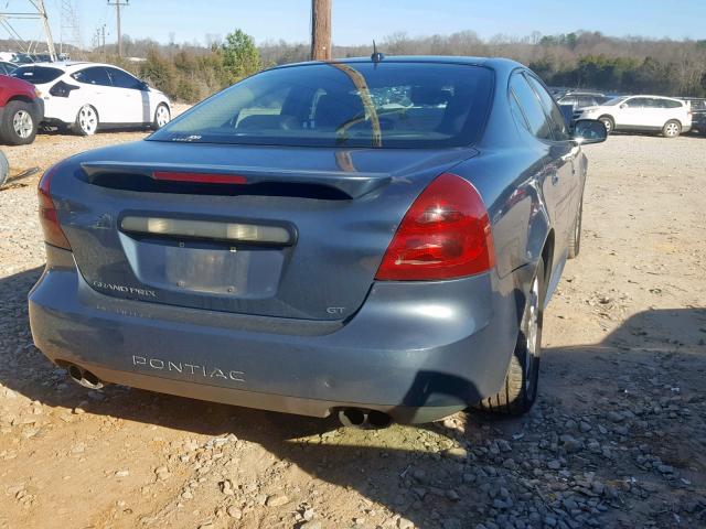 2G2WR554461191822 - 2006 PONTIAC GRAND PRIX BLUE photo 4