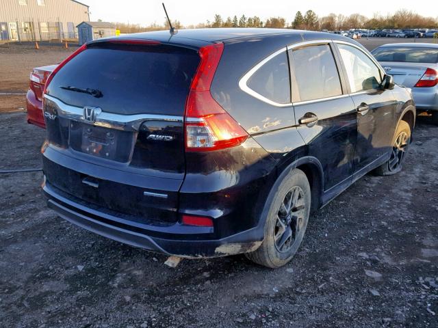 2HKRM4H48GH648385 - 2016 HONDA CR-V SE BLACK photo 4