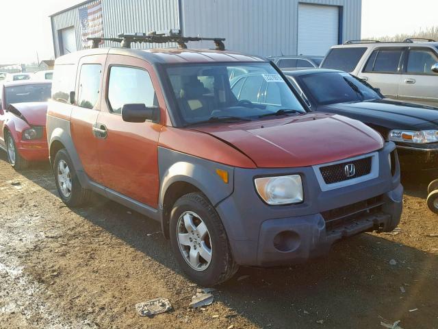 5J6YH28534L026341 - 2004 HONDA ELEMENT EX ORANGE photo 1