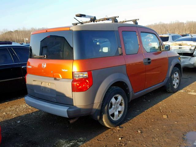 5J6YH28534L026341 - 2004 HONDA ELEMENT EX ORANGE photo 4